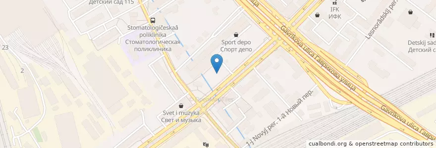 Mapa de ubicacion de Городской туалет en Russia, Distretto Federale Centrale, Москва, Центральный Административный Округ, Красносельский Район.
