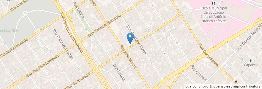 Mapa de ubicacion de Sofa Café en ブラジル, 南東部地域, サンパウロ, Região Geográfica Intermediária De São Paulo, Região Metropolitana De São Paulo, Região Imediata De São Paulo, サンパウロ.