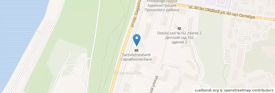 Mapa de ubicacion de Надежда en Russie, District Fédéral De La Volga, Oblast De Nijni Novgorod, Городской Округ Нижний Новгород.