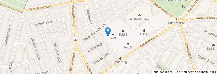 Mapa de ubicacion de La Vongola en Schweiz/Suisse/Svizzera/Svizra, Basel-Stadt, Basel.
