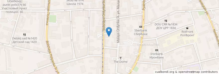 Mapa de ubicacion de Luxury Med en Rusland, Centraal Federaal District, Moskou, Центральный Административный Округ, Район Замоскворечье.