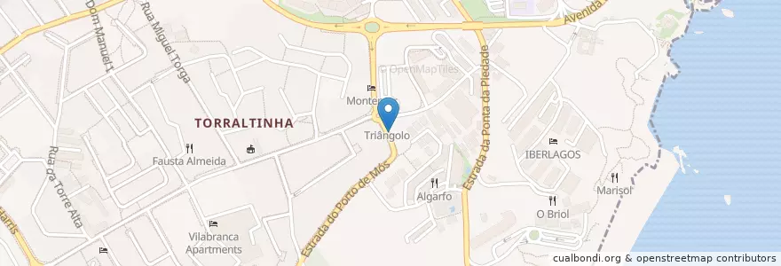 Mapa de ubicacion de Alma Lusa en Portekiz, Algarve, Algarve, Faro, Lagos, São Gonçalo De Lagos.