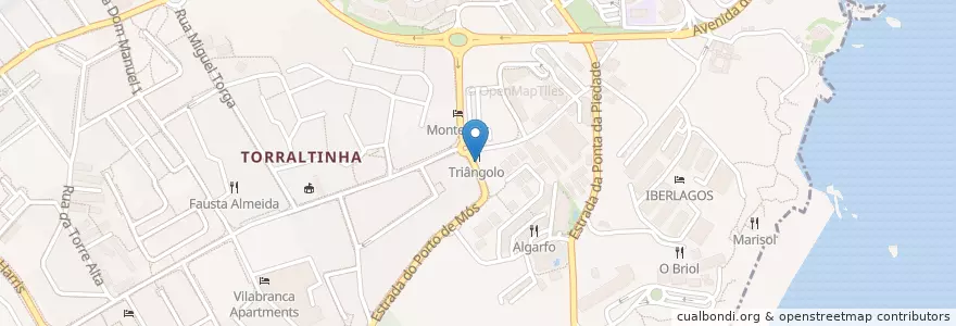 Mapa de ubicacion de Ashoka en پرتغال, Algarve, Algarve, فارو, لاگوس, São Gonçalo De Lagos.