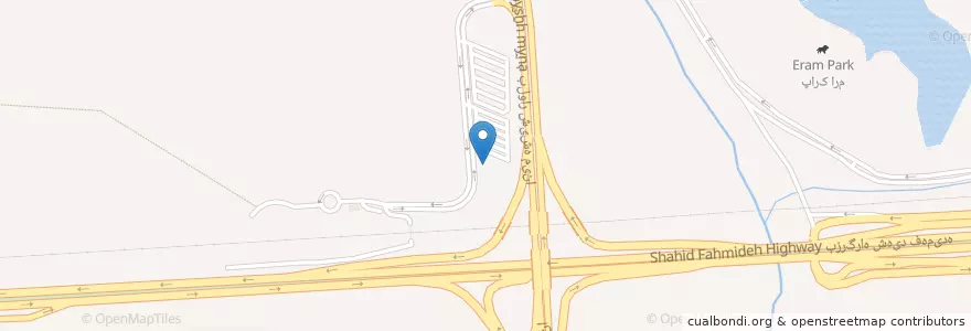 Mapa de ubicacion de پمپ بنزین ورزشگاه آزادی en Irão, Teerã, شهرستان تهران, Teerã, بخش مرکزی شهرستان تهران.