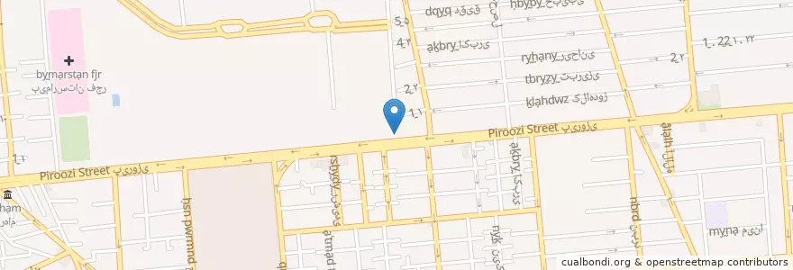 Mapa de ubicacion de بانک حکمت ایرانیان en ایران, استان تهران, شهرستان تهران, تهران, بخش مرکزی شهرستان تهران.