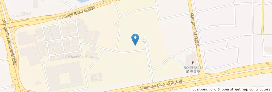 Mapa de ubicacion de 印象·草原 en 中国, 广东省, 深圳市, 福田区.