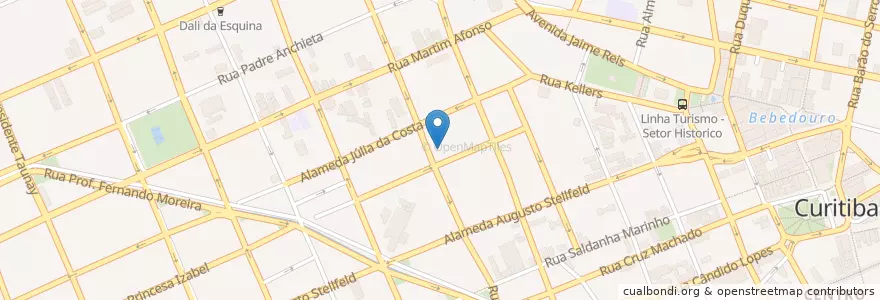Mapa de ubicacion de Veg Veg en Бразилия, Южный Регион, Парана, Região Geográfica Intermediária De Curitiba, Região Metropolitana De Curitiba, Microrregião De Curitiba, Куритиба.