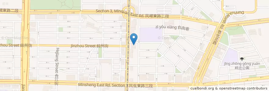 Mapa de ubicacion de 安泰商業銀行 en Тайвань, Новый Тайбэй, Тайбэй, 松山區.