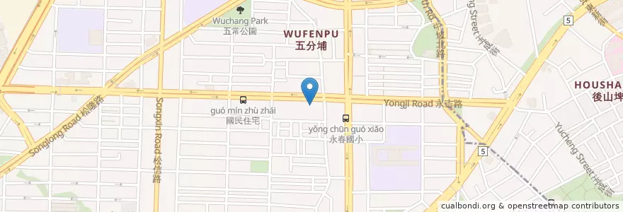 Mapa de ubicacion de 永豐商業銀行 en Taiwan, 新北市, Taipei, 信義區.