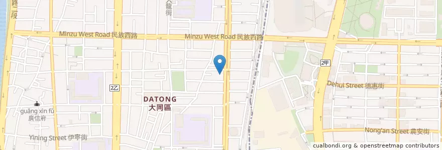 Mapa de ubicacion de 陽信商業銀行 en 台湾, 新北市, 台北市.