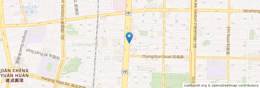 Mapa de ubicacion de Chang Hwa Bank en Taiwan, New Taipei, Taipei, Zhongshan District.