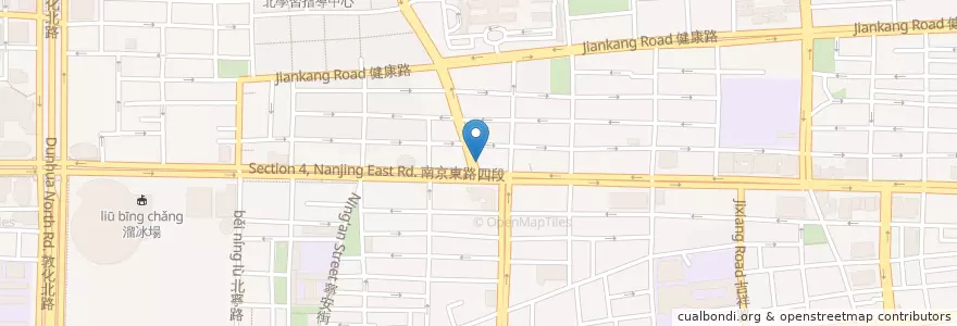 Mapa de ubicacion de 花旗(台灣)商業銀行 en Taiwan, New Taipei, Taipei, Songshan District.
