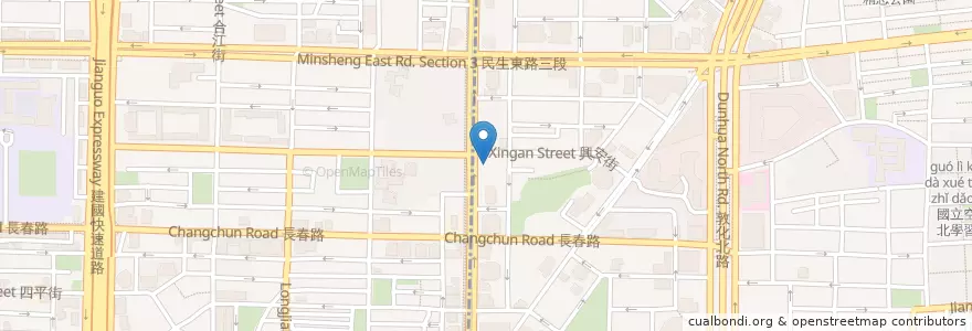 Mapa de ubicacion de 上海商業儲蓄銀行 en تایوان, 新北市, تایپه, 松山區.