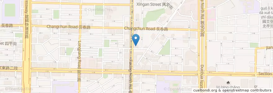 Mapa de ubicacion de 陽信商業銀行 en Taiwan, 新北市, Taipé, 松山區.