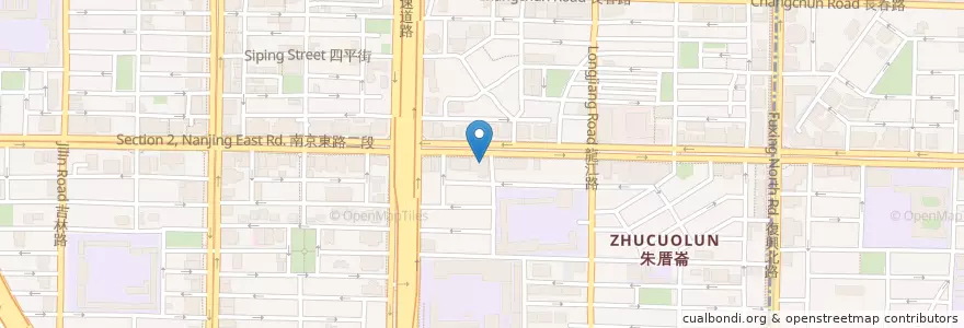 Mapa de ubicacion de 永豐商業銀行 en Taiwan, Nuova Taipei, Taipei, Distretto Di Zhongshan.