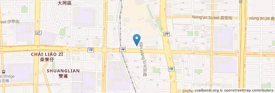 Mapa de ubicacion de 第一商業銀行 en Taiwan, Nuova Taipei, Taipei.