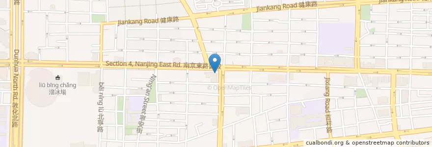 Mapa de ubicacion de 滙豐(台灣)商業銀行 en Taiwan, 新北市, Taipé, 松山區.