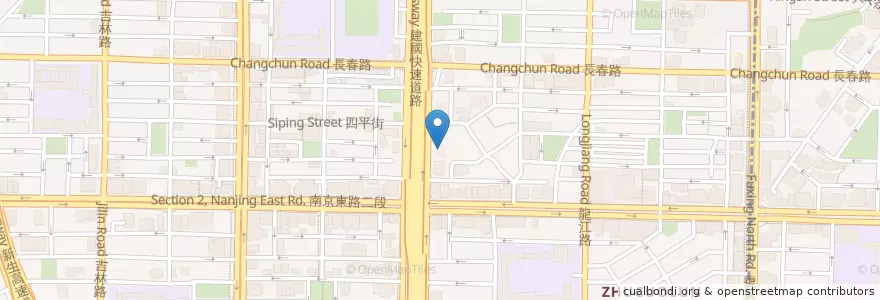 Mapa de ubicacion de 永豐商業銀行 en تایوان, 新北市, تایپه, 中山區.