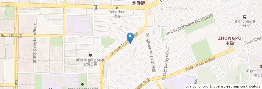 Mapa de ubicacion de 華泰商業銀行 en Тайвань, Новый Тайбэй, Тайбэй, 信義區.