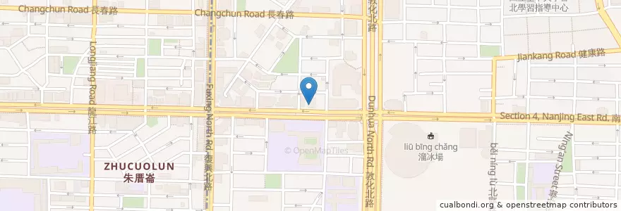 Mapa de ubicacion de 臺灣中小企業銀行 en 臺灣, 新北市, 臺北市, 松山區.