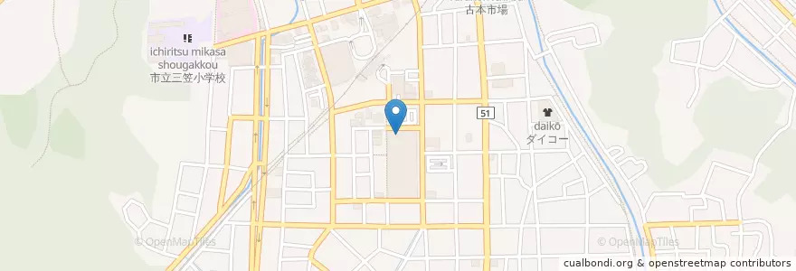 Mapa de ubicacion de マクドナルド en 日本, 京都府, 舞鶴市.