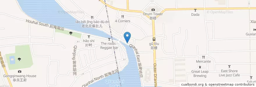 Mapa de ubicacion de 慶雲樓 en China, Pekín, Hebei, 西城区, 东城区.
