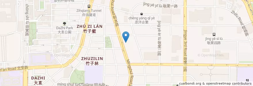 Mapa de ubicacion de 臺灣新光商業銀行 en Taïwan, Nouveau Taipei, Taipei, District De Zhongshan.