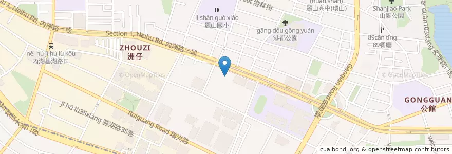 Mapa de ubicacion de 華南商業銀行 en Taiwan, 新北市, Taipei, 內湖區.