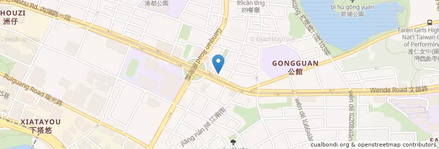 Mapa de ubicacion de 永豐商業銀行 en 타이완, 신베이 시, 타이베이시, 네이후 구.