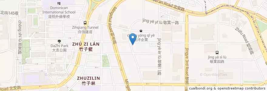Mapa de ubicacion de 華南商業銀行 en Тайвань, Новый Тайбэй, Тайбэй, 中山區.