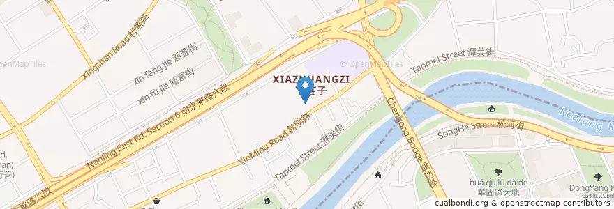 Mapa de ubicacion de 板信商業銀行 en Tayvan, 新北市, Taipei, 內湖區.