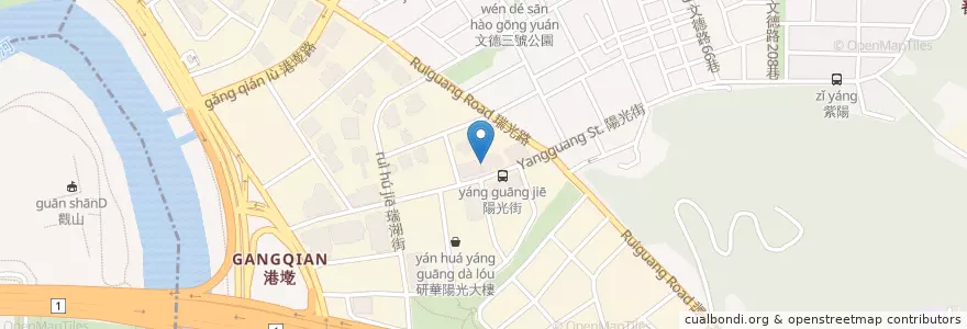 Mapa de ubicacion de 三信商業銀行 en تایوان, 新北市, تایپه, 內湖區.