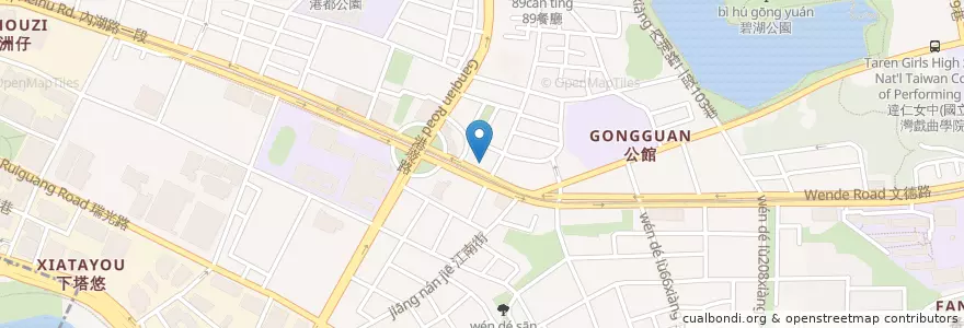 Mapa de ubicacion de 華泰商業銀行 en Taiwán, Nuevo Taipéi, Taipéi, 內湖區.
