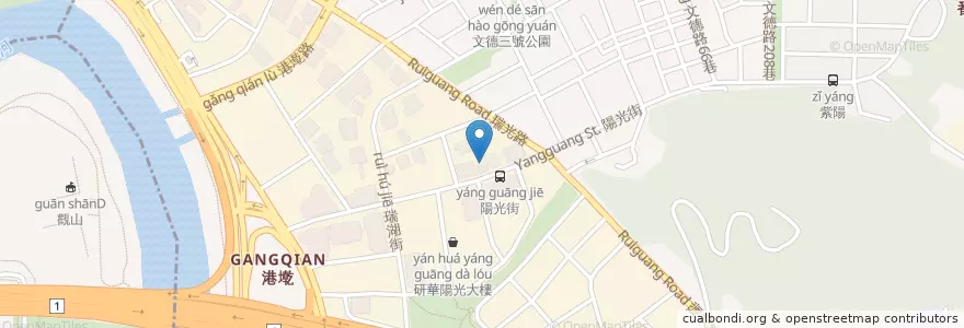 Mapa de ubicacion de 三信商業銀行 en Taiwan, 新北市, Taipei, 內湖區.