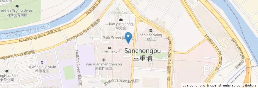 Mapa de ubicacion de 永豐商業銀行 en Taiwan, 新北市, Taipé, 南港區.