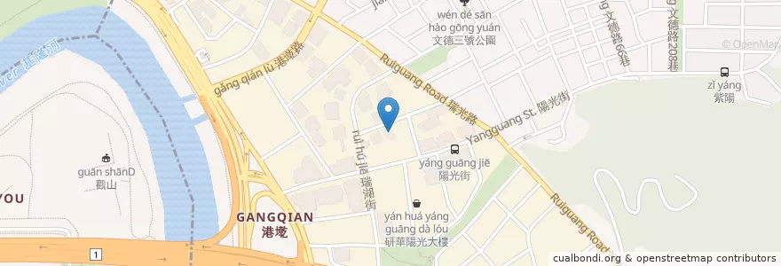 Mapa de ubicacion de 上海商業儲蓄銀行 en 台湾, 新北市, 台北市, 内湖区.