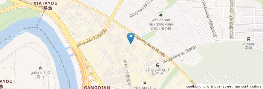 Mapa de ubicacion de 彰化商業銀行 en Taiwan, 新北市, Taipé, 內湖區.