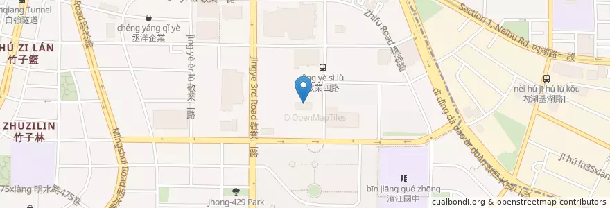 Mapa de ubicacion de 華泰商業銀行 en 타이완, 신베이 시, 타이베이시, 중산 구.