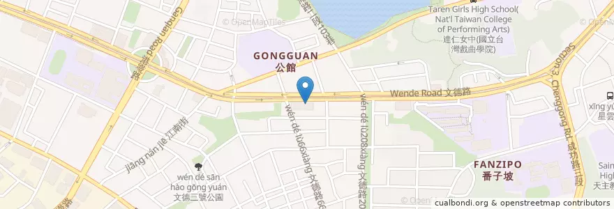 Mapa de ubicacion de 元大商業銀行 en تایوان, 新北市, تایپه, 內湖區.