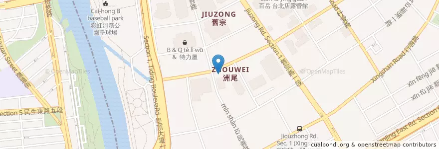 Mapa de ubicacion de 臺灣新光商業銀行 en 臺灣, 新北市, 臺北市, 內湖區.