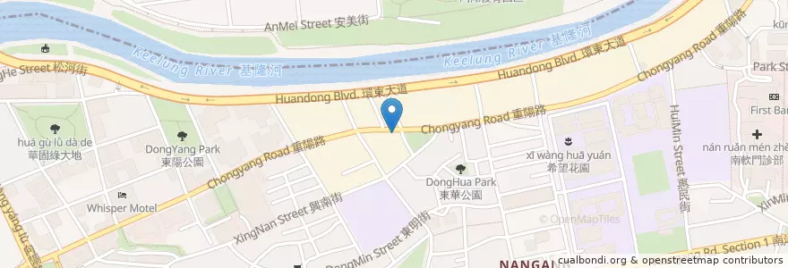 Mapa de ubicacion de 臺灣新光商業銀行 en تایوان, 新北市, تایپه, 南港區.