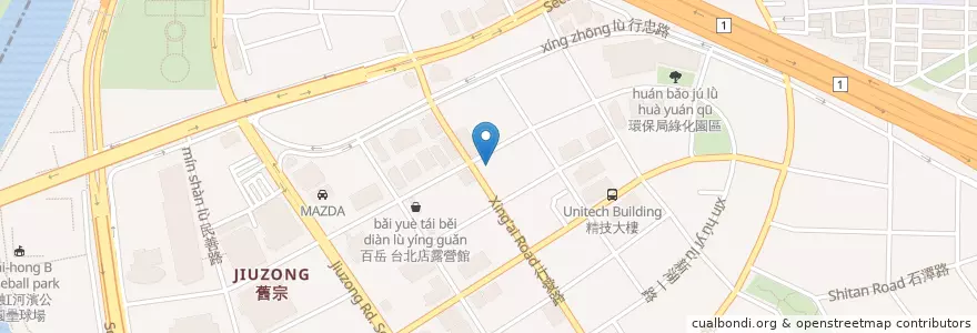 Mapa de ubicacion de 第一商業銀行 en Taiwan, Neu-Taipeh, Taipeh, Neihu.