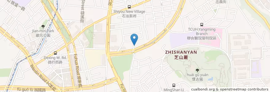 Mapa de ubicacion de 安泰商業銀行 en 台湾, 新北市, 台北市, 士林区.