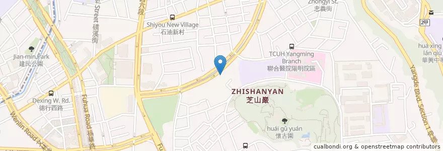 Mapa de ubicacion de 玉山商業銀行 en 臺灣, 新北市, 臺北市, 士林區.