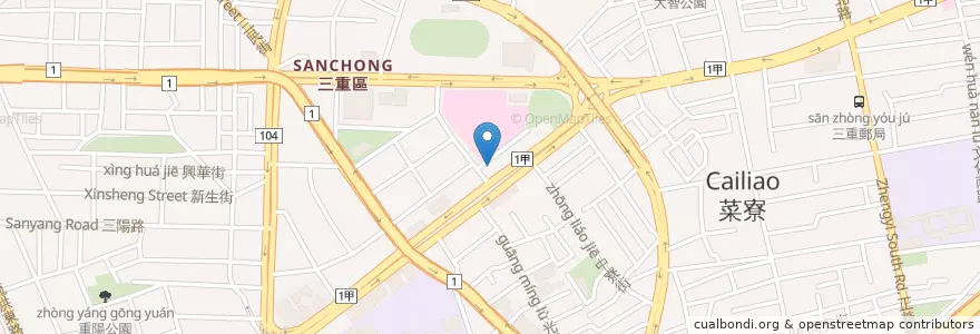 Mapa de ubicacion de 元大商業銀行 en تایوان, 新北市.