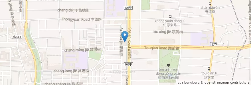 Mapa de ubicacion de 兆豐國際商業銀行 en Тайвань, Новый Тайбэй, 新莊區.