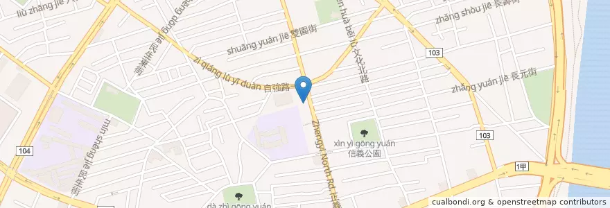 Mapa de ubicacion de 安泰商業銀行 en 타이완, 신베이 시.