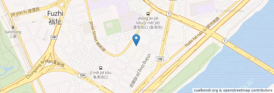 Mapa de ubicacion de 永豐商業銀行 en Taïwan, Nouveau Taipei.