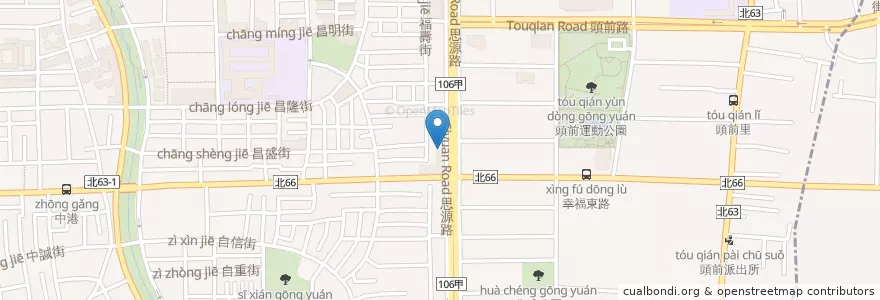 Mapa de ubicacion de 合作金庫商業銀行 en Tayvan, 新北市, 新莊區.