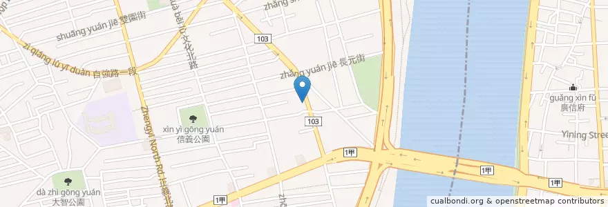 Mapa de ubicacion de 遠東國際商業銀行 en Тайвань, Новый Тайбэй.
